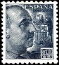 Spain - 1940 - Franco - 50 CTS - Gray - Spain, Franco - Edifil 927 - General Francisco Franco Bahamonde (1892-1975) - 0